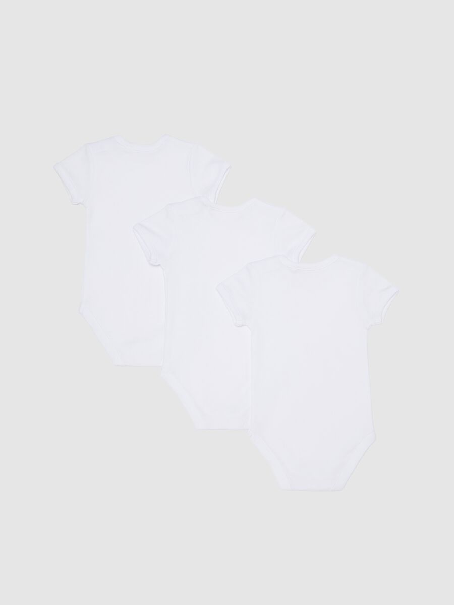 Tripack body bianchi da neonato in puro cotone organico_1