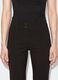 Black flared trousers in stretch viscose_3