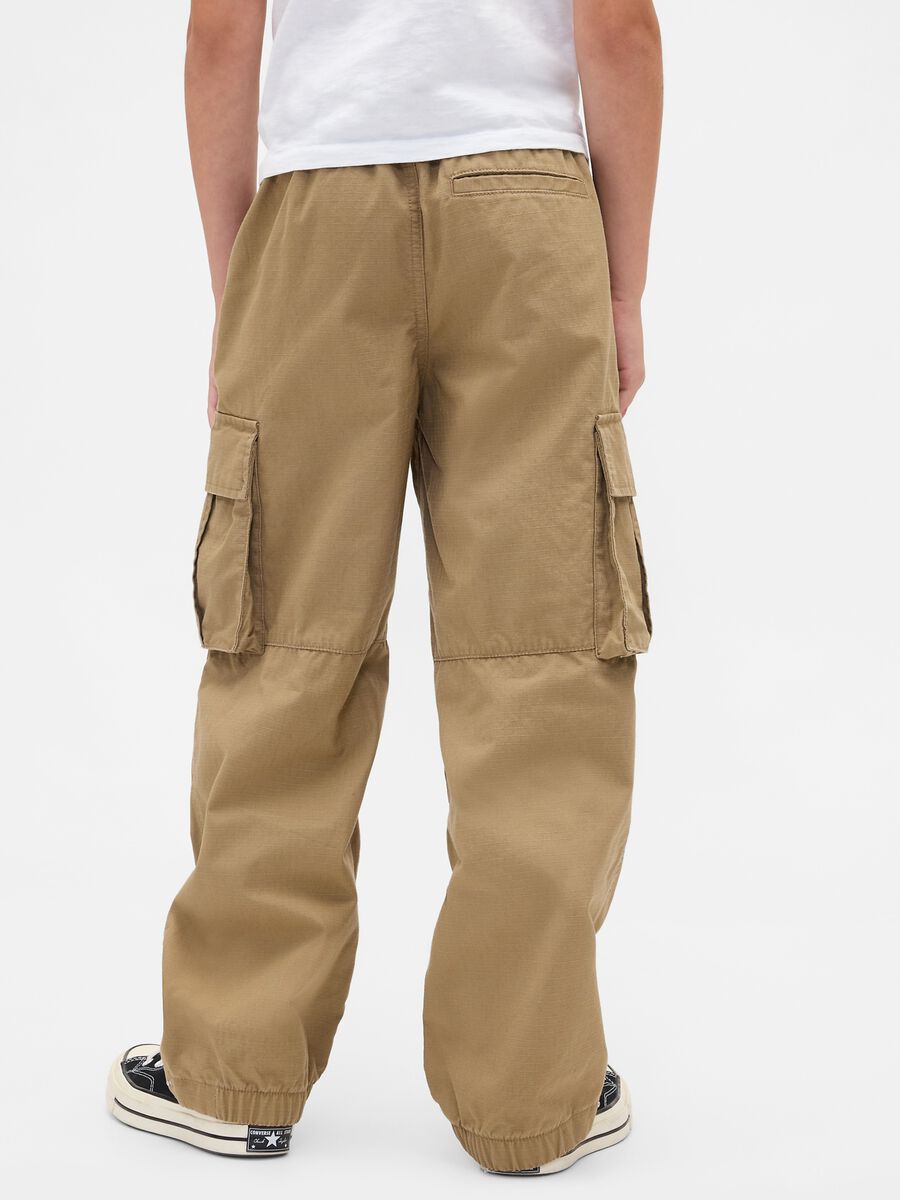 Pantaloni cargo beige_2
