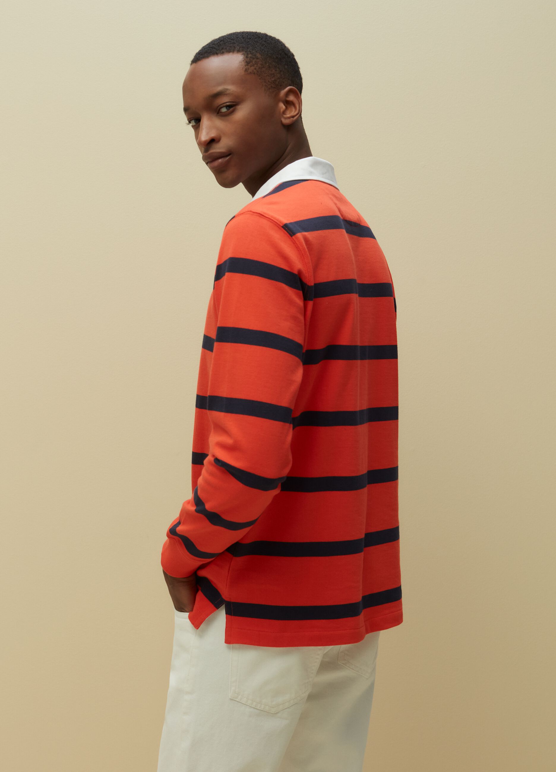 Polo in jersey a righe_2