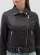 Glossy-effect crop jacket with zip_3