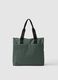 Green tote bag with pockets_0