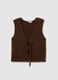 Brown Regular Fit Gilet_0