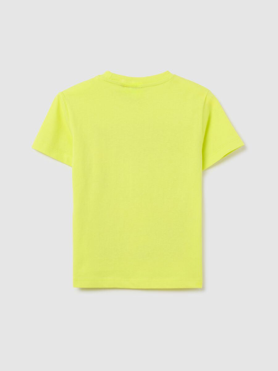 Boys’ yellow over-fit T-shirt in 100% cotton with Teenage Mutant Ninja Turtles print._1