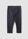 Girls&rsquo; black organic cotton-blend slim-fit leggings_1