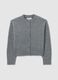Grey Cardigan in Stretch Fabric_4