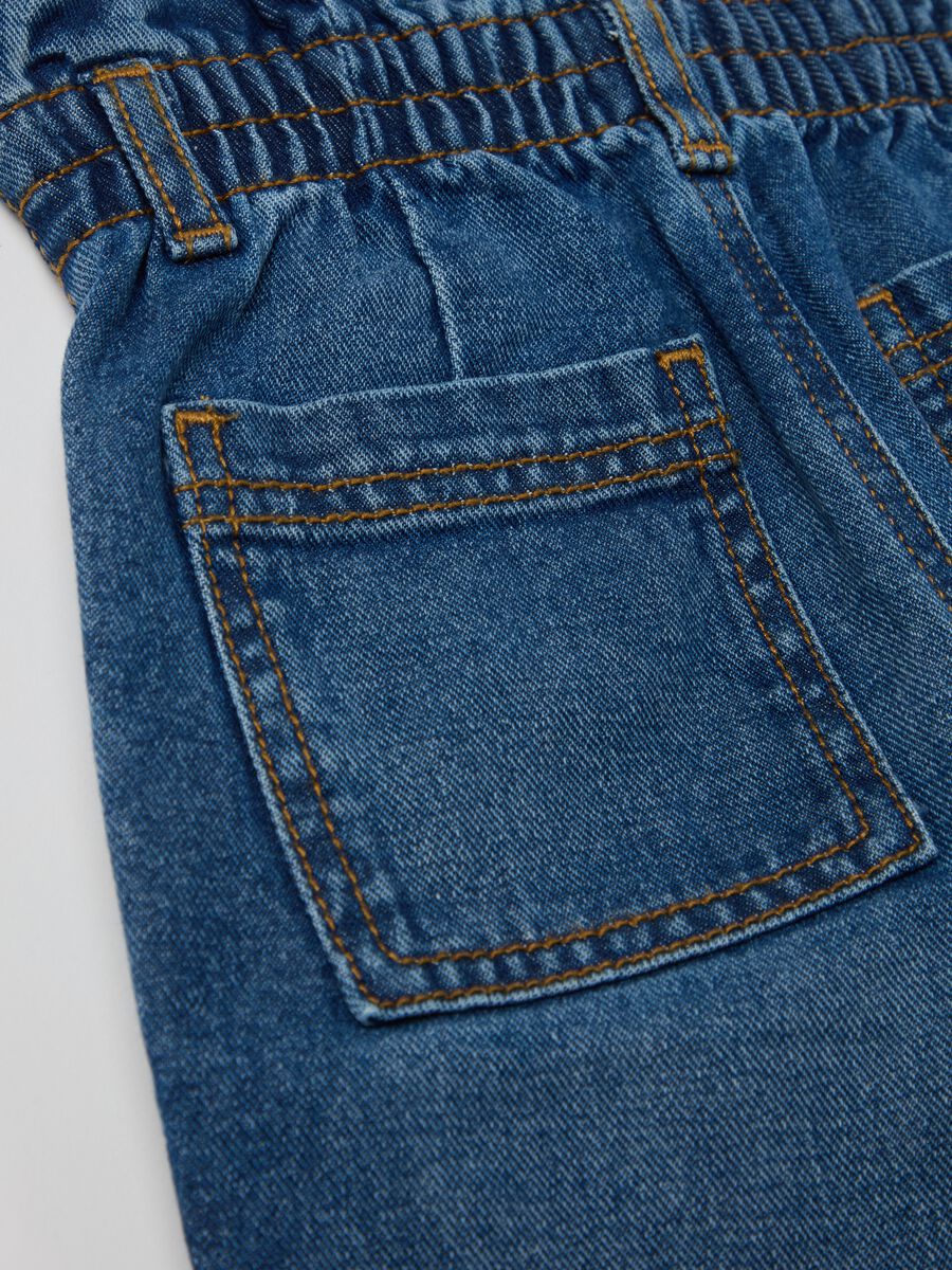 Wide-leg paper bag jeans_3