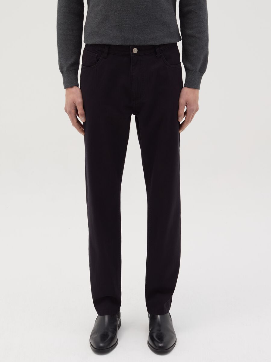 Regular-fit trousers with five pockets_1