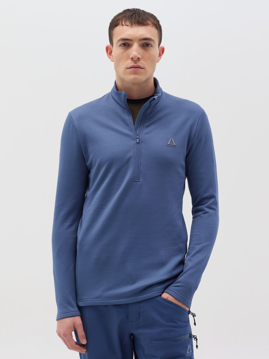 Waffle pile half-zip ALTAVIA WITH DEBORAH COMPAGNONI_0