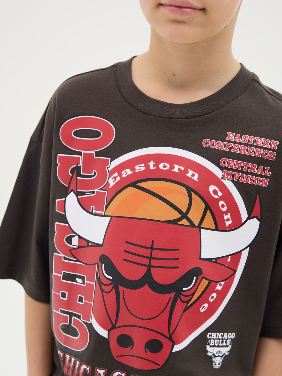 Cotton T-shirt with NBA Chicago Bulls print_1