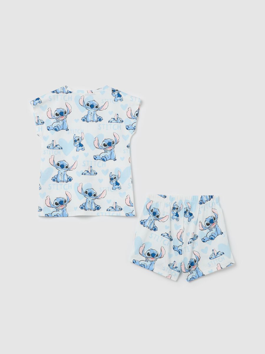 Short pyjamas with Stitch print_1