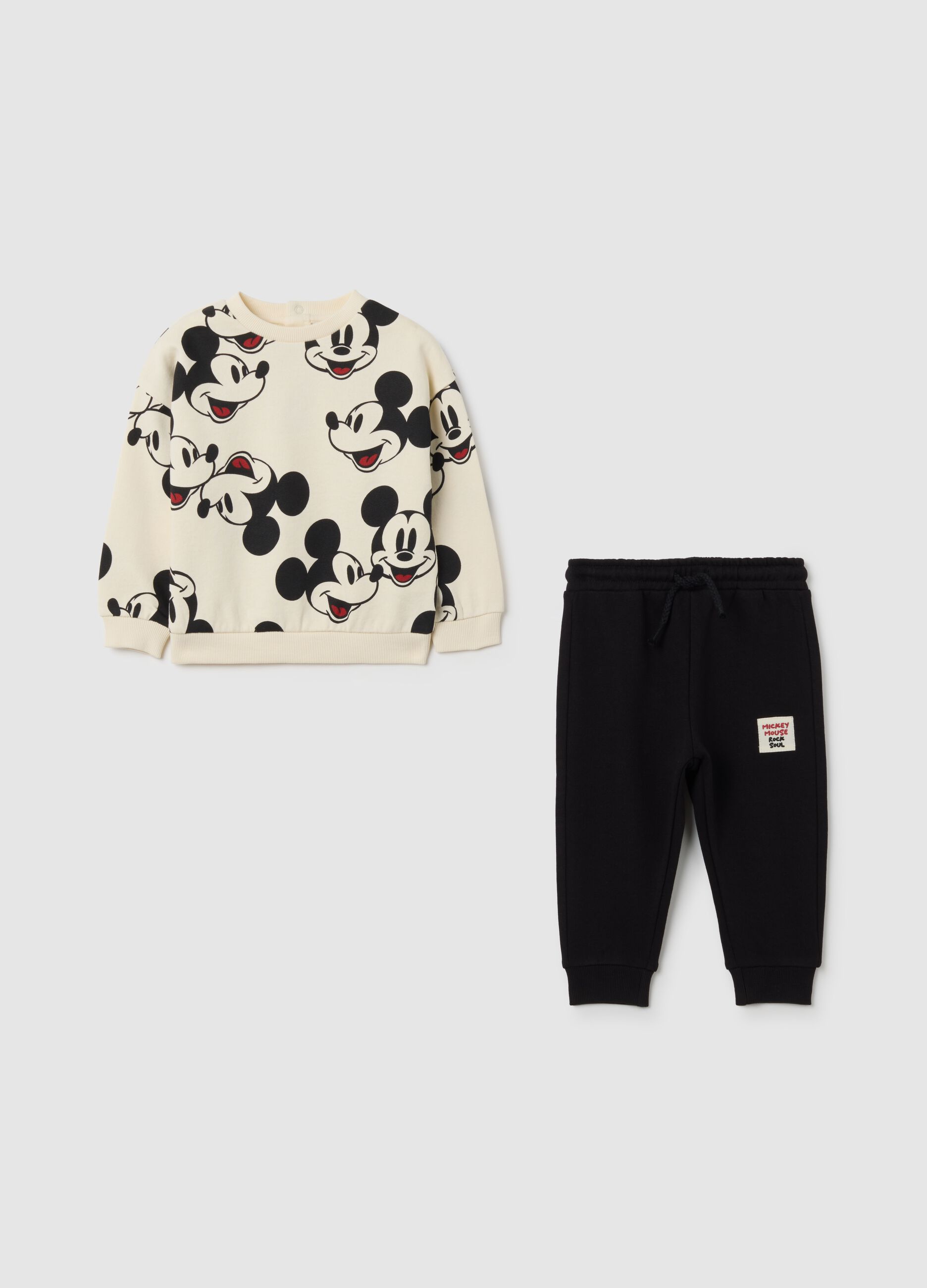 Multicolor Loungewear Set For Boys in Pure Cotton Regular Fit