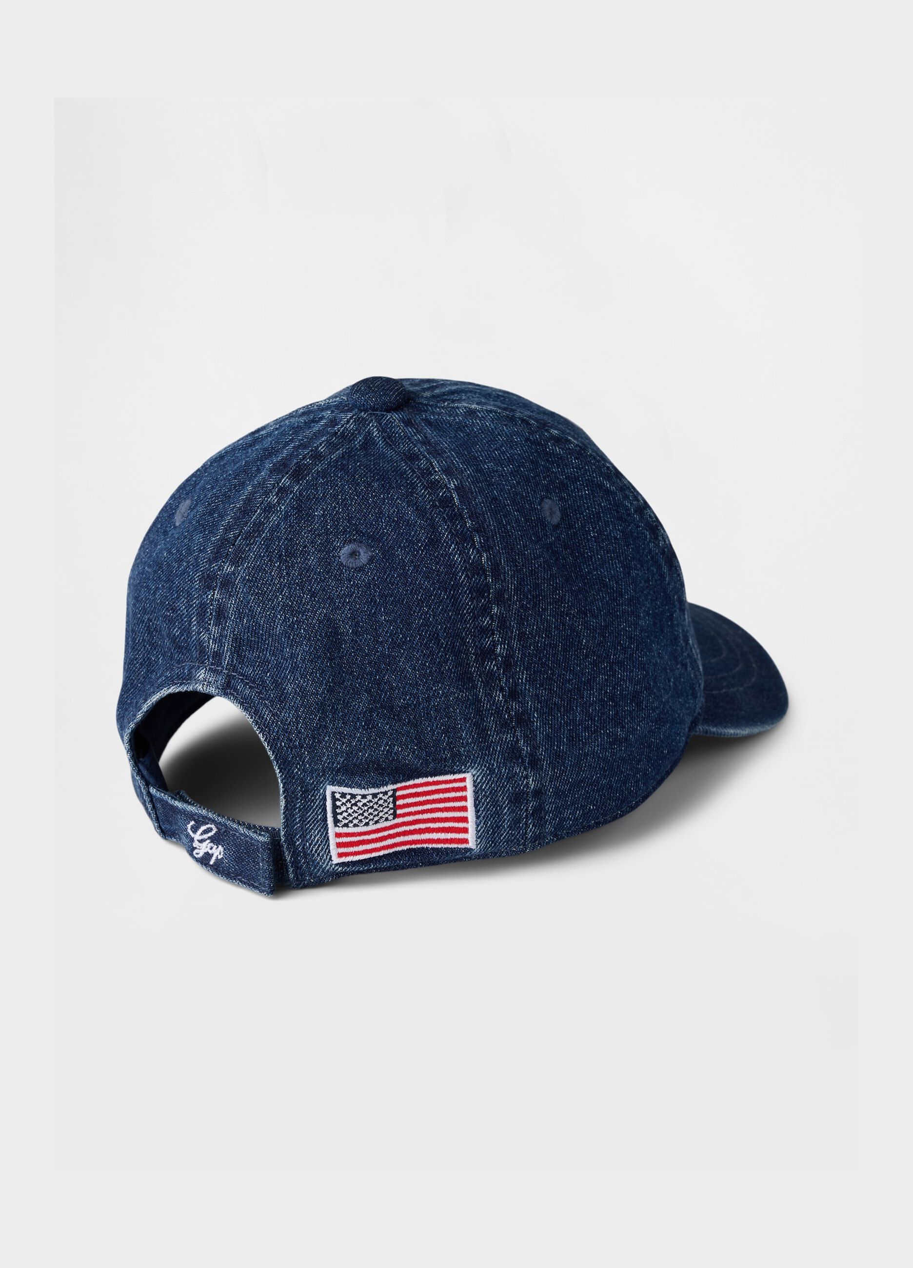 Baseball cap with embroidered logo