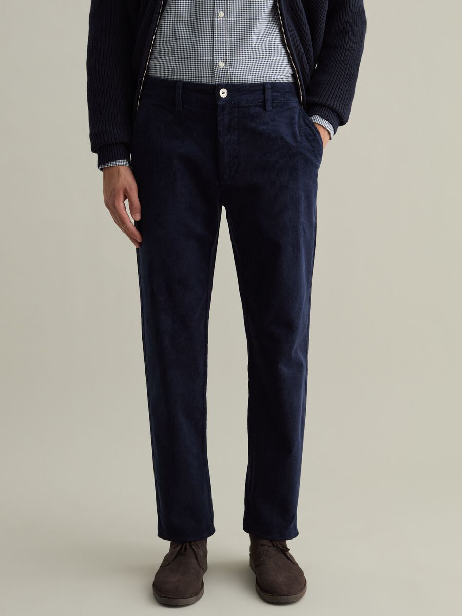 Pantalone chino in corduroy_1