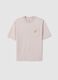 Boy's pure cotton pink regular fit t-shirt with a pocket_3