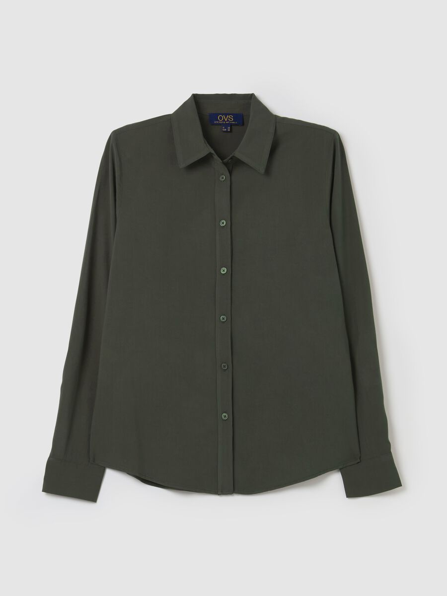 Camicia in viscosa tinta unita_4
