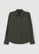 Solid colour viscose shirt_4