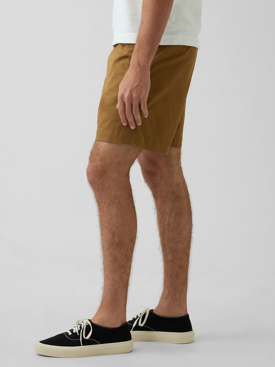 Stretch cotton shorts_3