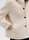 Beige ribbed fabric jacket with hood_3