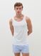 Two-pack racerback vests in solid colour organic cotton_0