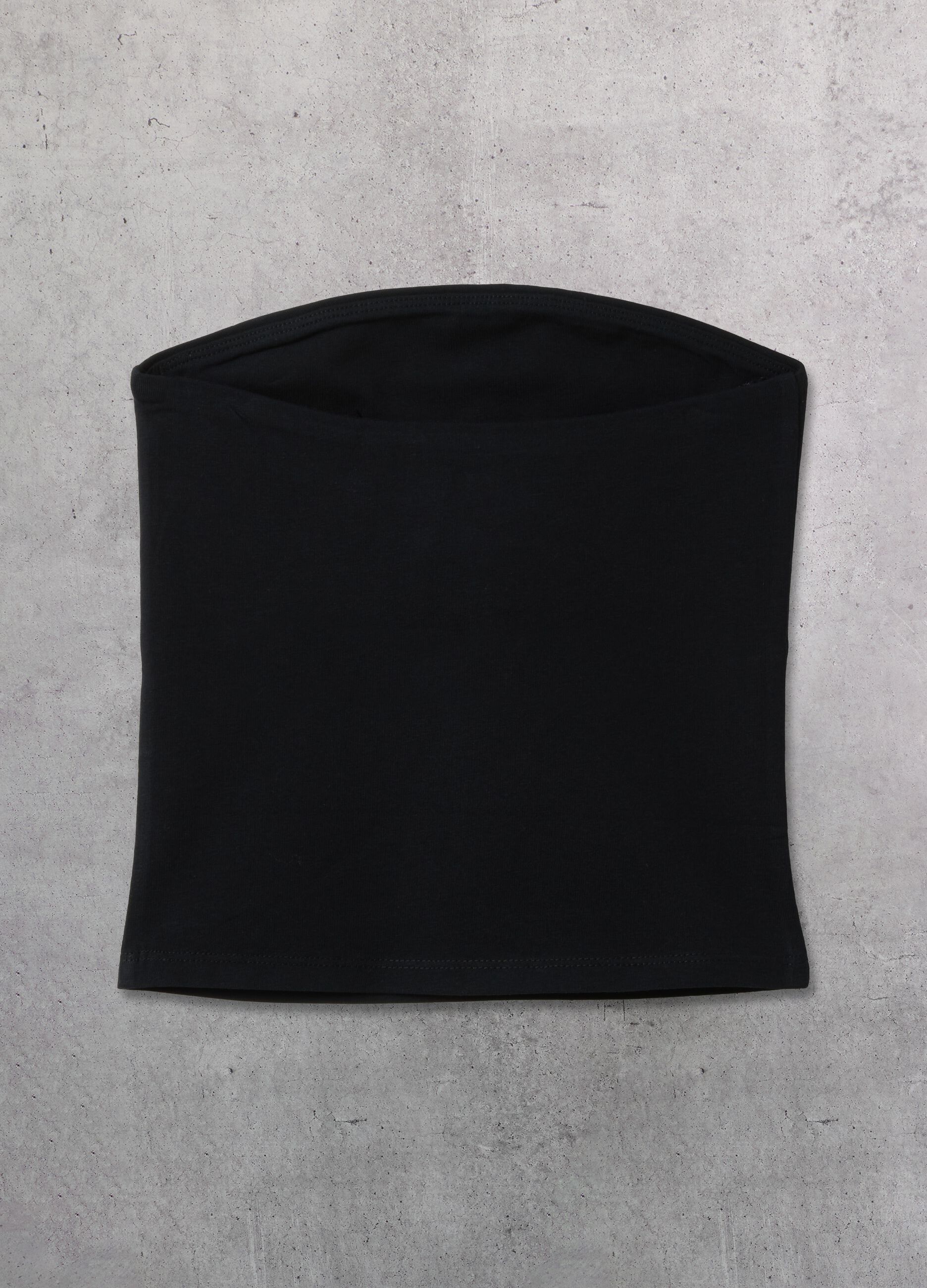 Black Bandeau Top
