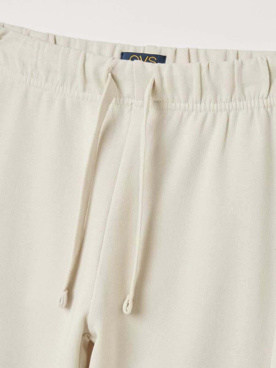 Joggers with drawstring and elasticated trims_2