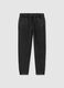 Boys' black pure cotton joggers_0