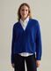 Ribbed oversized cardigan with V neck_1