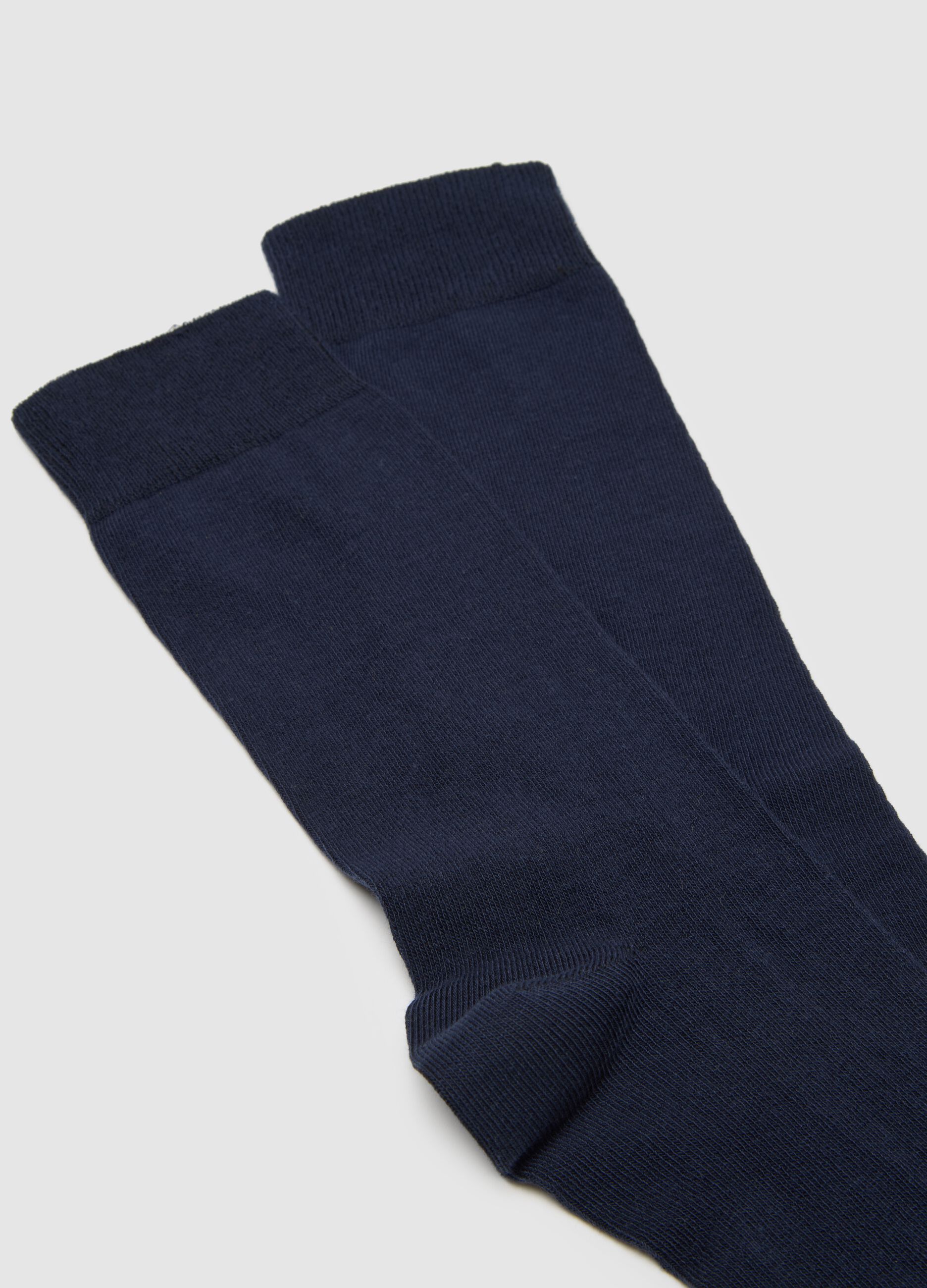 Set of two pairs of multicolour stretch cotton socks