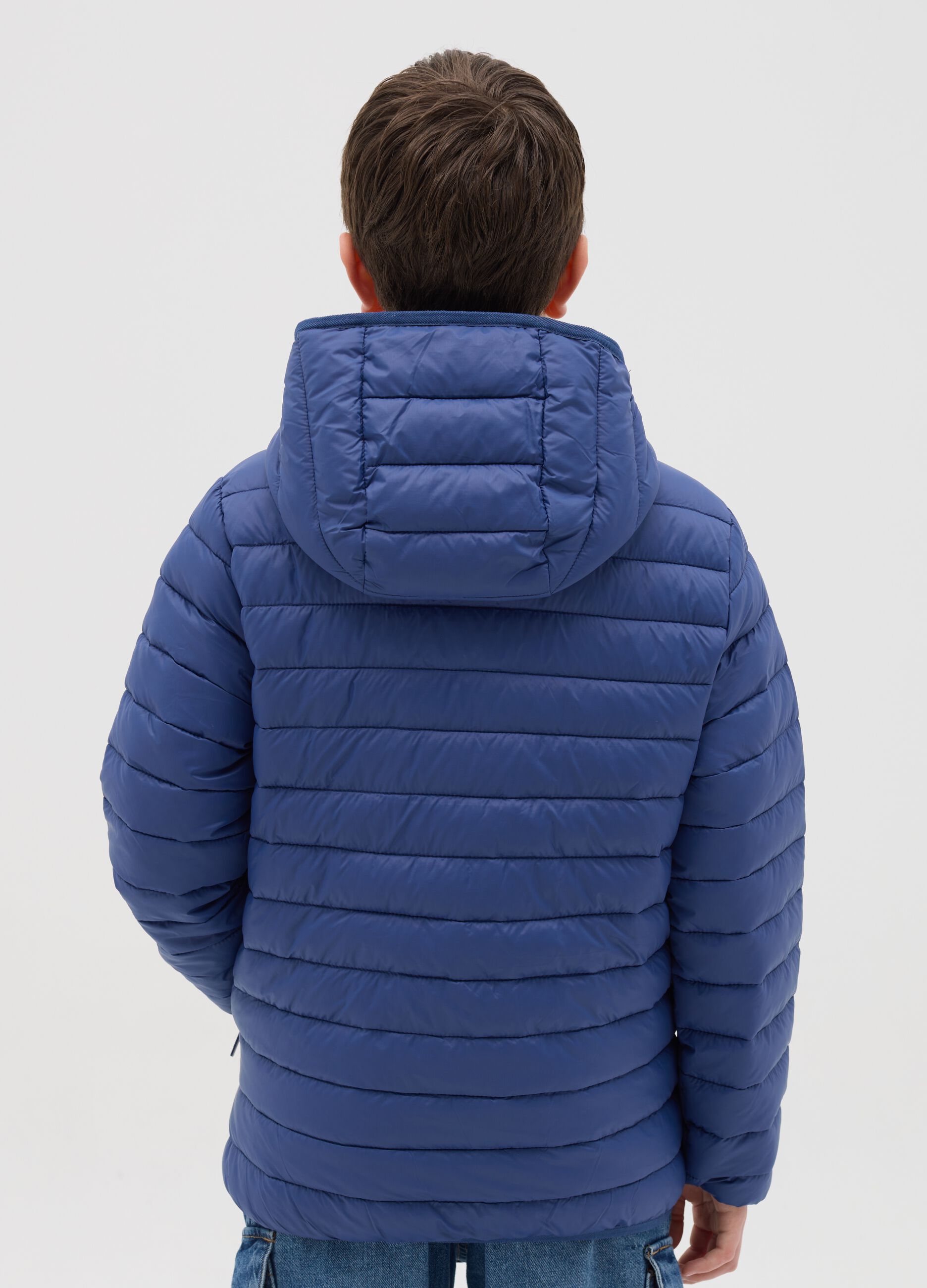 Piumino ultralight con cappuccio