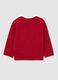 Red newborn Christmas sweater in pure cotton regular fit_1