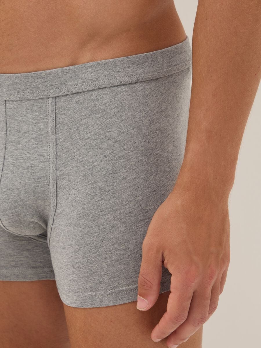 2-pack of grey stretch Supima cotton boxer shorts_3