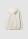 White cotton-blend hoodie with Chicago Bulls logo_1