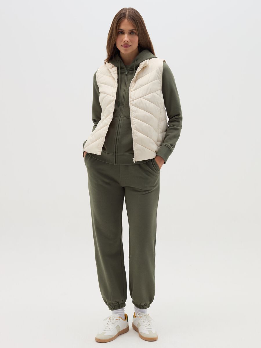 Full-zip ultralight gilet with high neck_1