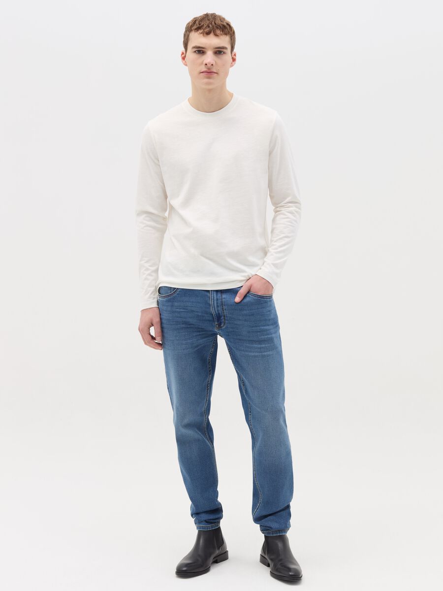 Long-sleeved T-shirt in cotton_1
