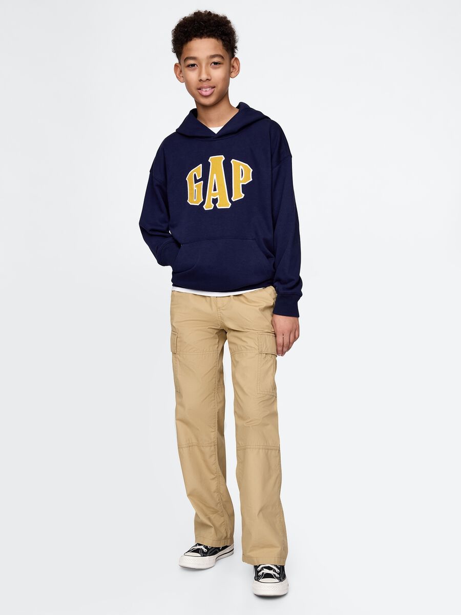Blue hoodie with GAP logo_1