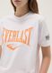 T-shirt in puro cotone bianca regular fit con logo Everlast_3