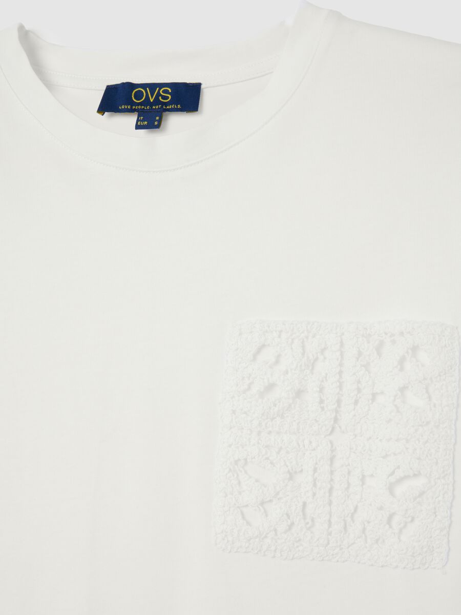White Cotton T-shirt by Ovs_5