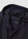 Black padded jacket regular fit with zip and hood_1