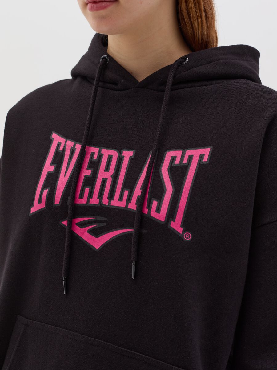 Sweatshirt with hood and logo print_2