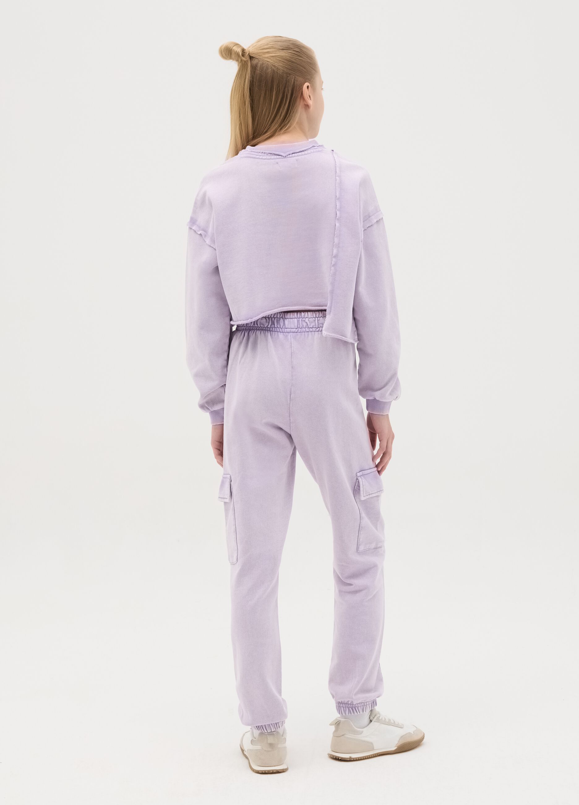 Joggers cargo con profili elasticati 
