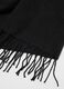 Black Scarf with Fringes_2