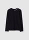 Boys' black pure cotton regular fit t-shirt_3