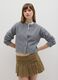 Grey Cardigan in Stretch Fabric_1