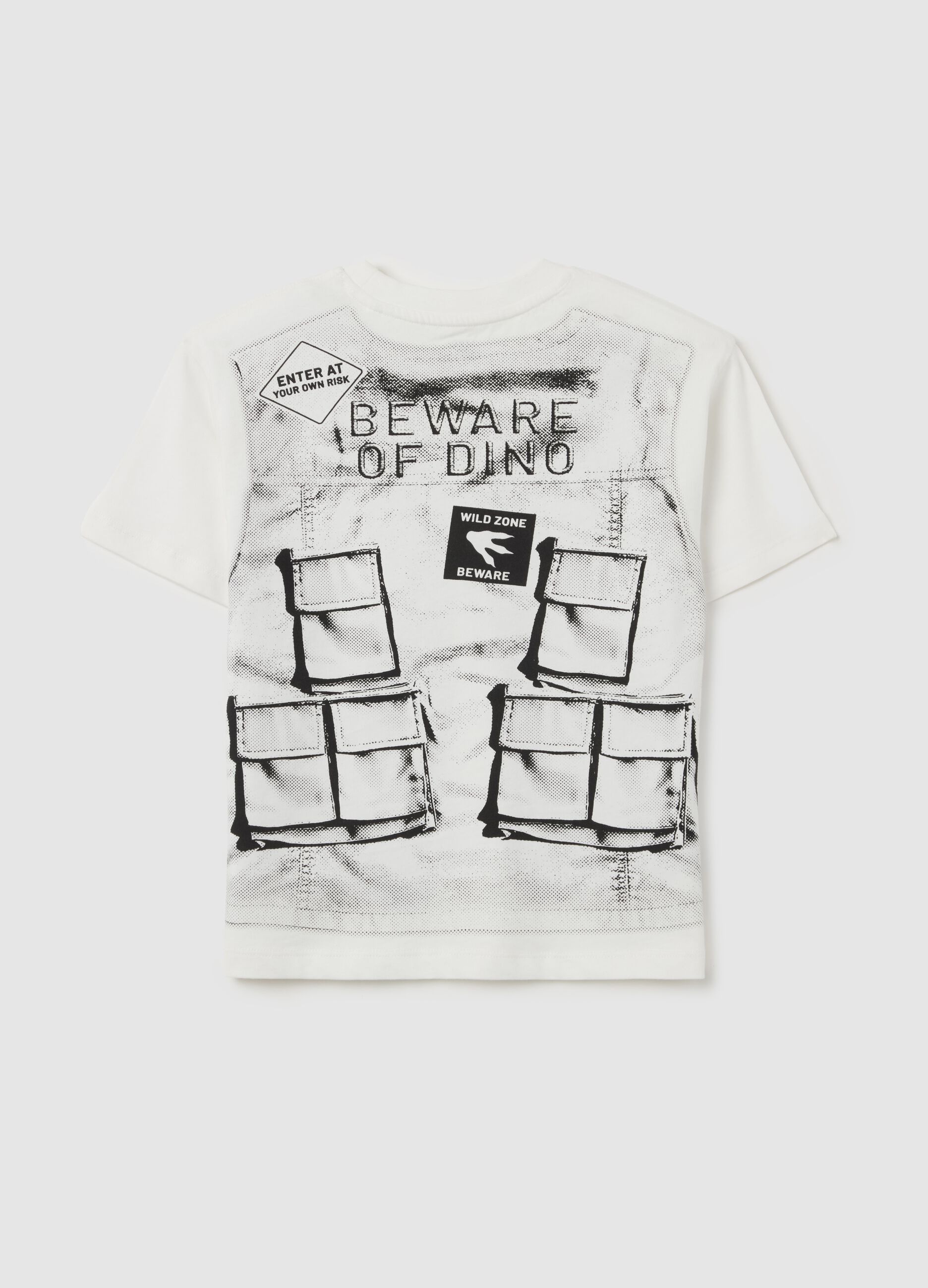 Cotton T-shirt with print