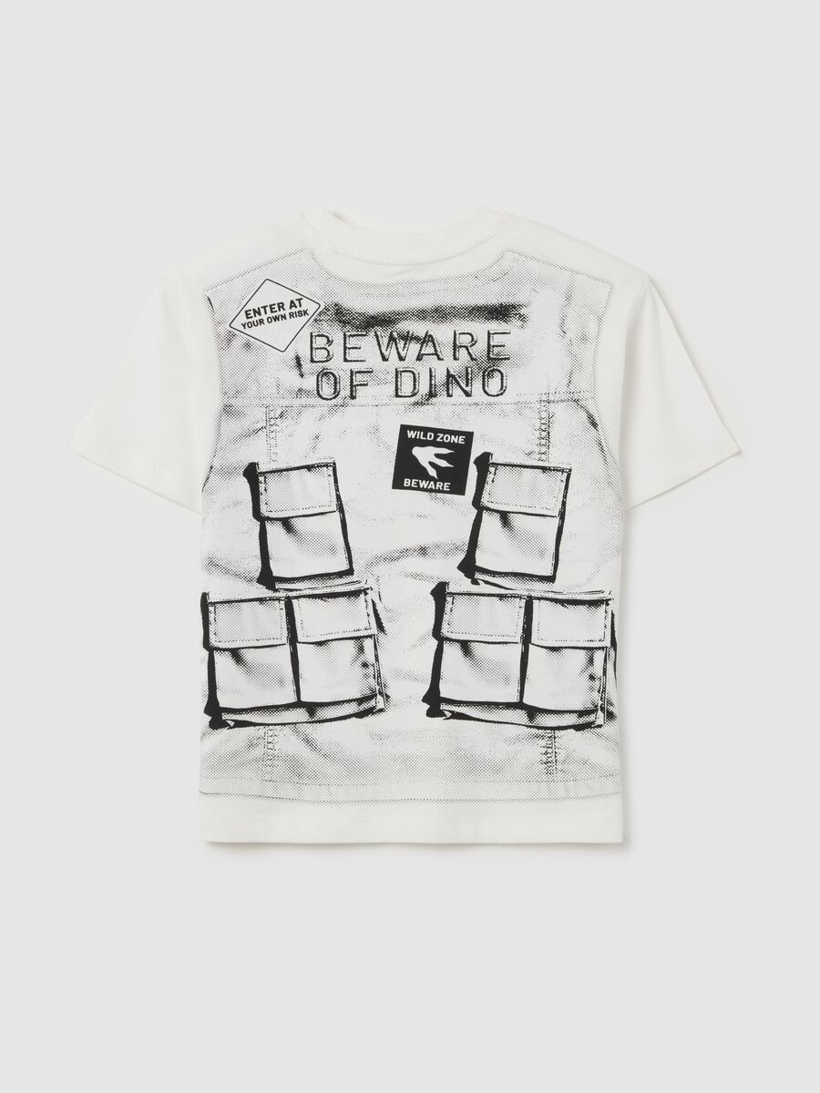 Cotton T-shirt with print_1