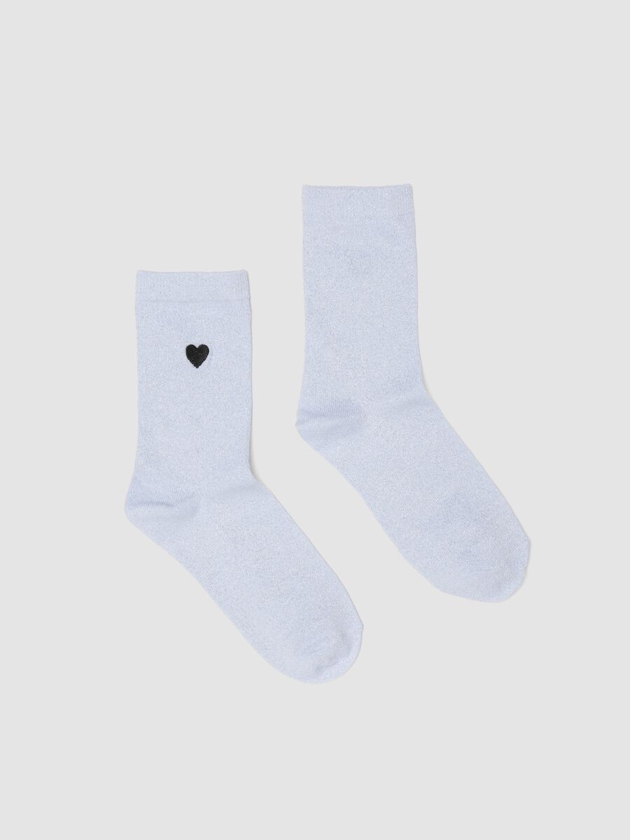 Light blue organic cotton socks_0