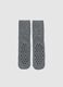 Grey Christmas Cotton Blend Socks_1