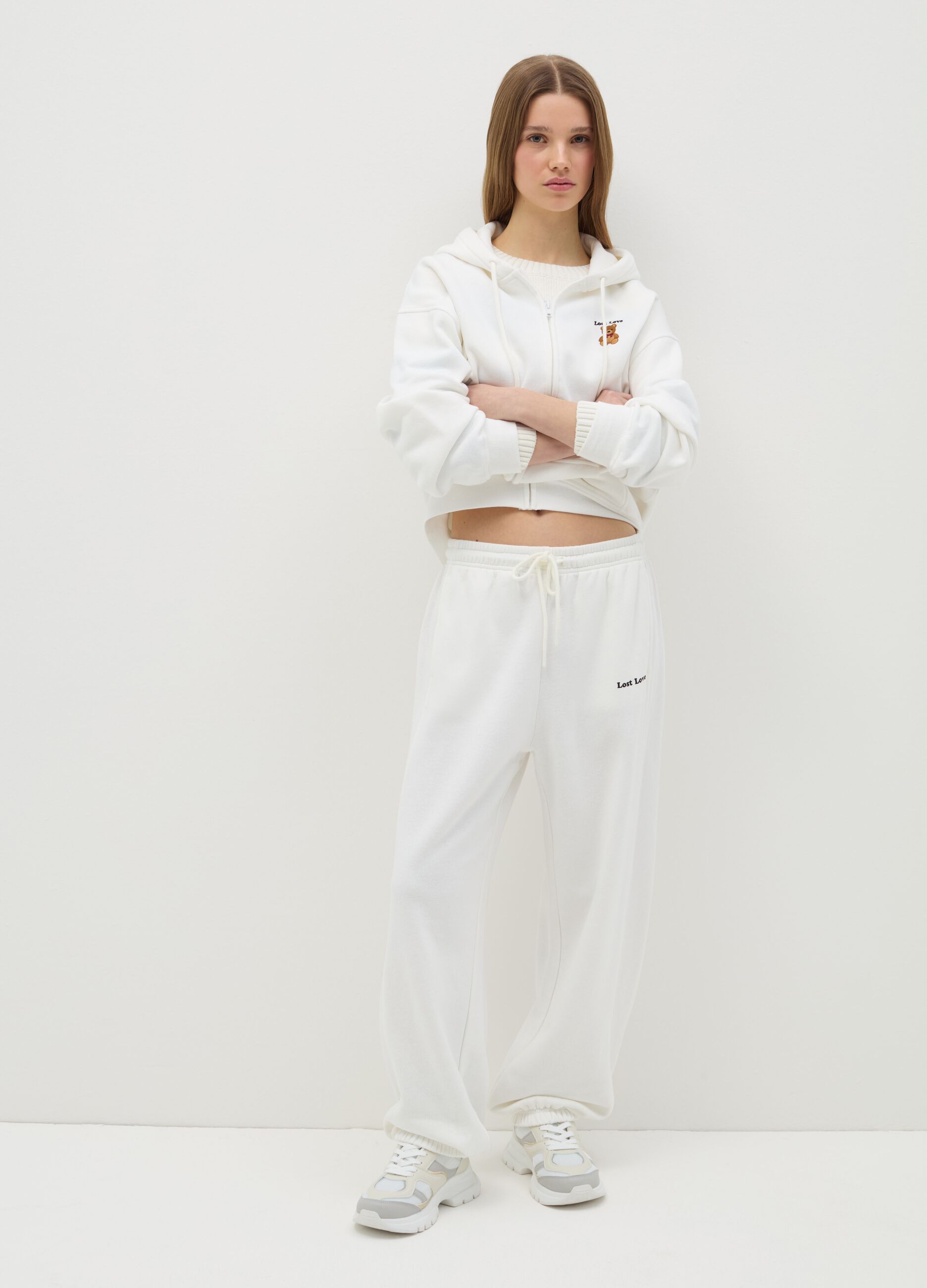 Oversize full-zip hoodie