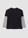 T-shirt nera in puro cotone con girocollo e stampa Minecraft over fit_1